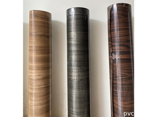 Stain Resistance PVC Decorative Door Foil For Vacuum Membrane Press