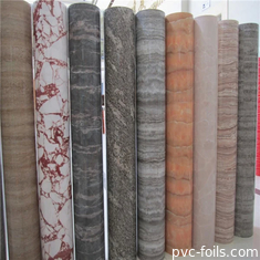 Marble Effect Printing PVC Decorative Film And Packaging In Roll For Construction