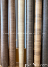 Wood Grain Profile Wrapping PVC Film For Door Panel Decoration