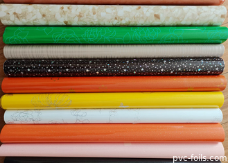 Packed In Roll High Gloss Colorful Self Adhesive PVC Film For Furniture Decoration