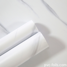 Customized Marble Design PVC Furniture Foil Roll For Lamination And Wrapping