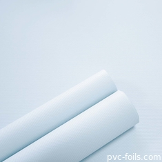 Satin White PVC Membrane Foil In Roll For Kitchen Cabinet Doors