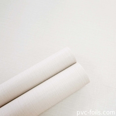 Fabric Embossed PVC Membrane Foil Roll For MDF Doors, Membrane Pressing