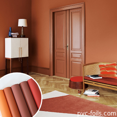Super Matte Anti-Fingerprint PVC Membrane Foil For Interior Doors