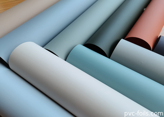 Super Matte Pantone Color PVC Decorative Film For Interior Doors