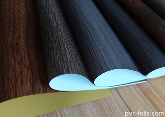 Wood Grain Self Adhesive PVC Decorative Foil For Furniture Covering