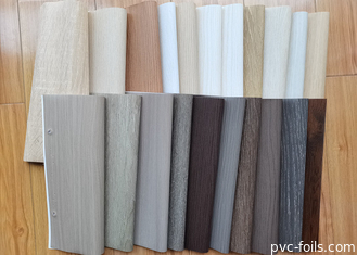 High-Quality Wood Grain Effect PVC Lamination Film For Door Profiles
