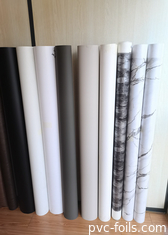 Marble Effect PVC Decorative Film For Vacuum Pressing Full Printing Width 1400mm