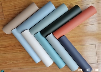 Solid Color Soft Touch PVC Decorative Film For Vacuum Press And Membrane Doors