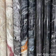 Digital Printed Marble PVC Decorative Film For Furniture Panel And Lamination Projects