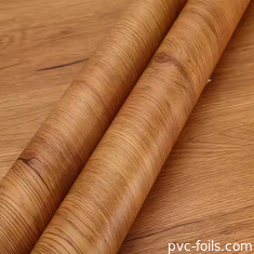 Super Matte Wood Grain PVC Wrapping Foil For WPC Wall Panels Decoration