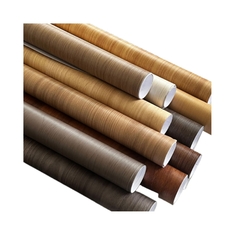Self-Adhesive Wood Grain Furniture Stickers PVC Decorative Film For Countertops