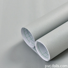 Solid Color Matte Gray Self-Adhesive PVC Film - Peel And Stick For Furniture Surface