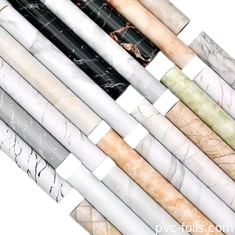 High Gloss Marble Design Self-Adhesive Vinyl Film – Premium PVC Stickers For Countertop Wrapping