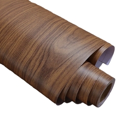 0.3mm Deep Emboss PVC Decorative Film Wood Grain Pvc Membrane Foil For Furniture Cabinet Doors