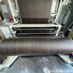 Self-Adhesive Black Wood Effect PVC Decorative Film For Furniture Renovation
