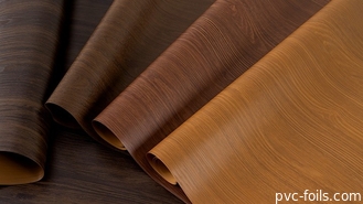 Italy Wood Look PVC Furniture Decorative Film For Doors - Mixed Oil Imitation Wood Design