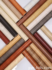Italy-Inspired Wood Grain PVC Decorative Film For Furniture Doors - Mixed Oil Finish