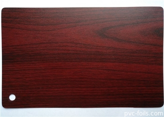 Matte Pvc Wood Grain Surface Vinyl Roll Adhesive For Shaped MDF
