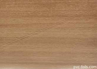 Wood Grain PVC Furniture Foil 100m-1000m For Door Frame Wrapping Profile
