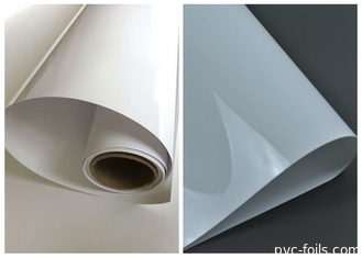 Solid Color White High Gloss Pvc Laminate Film For Indoor Cabinets
