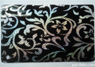 High Gloss Rigid Pvc Decorative Film For Cabinet Door Cover UV Protection