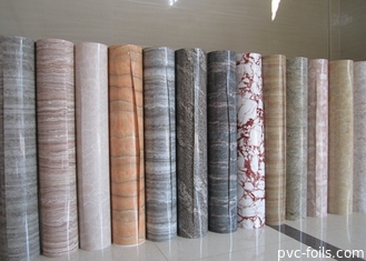 Doors Pvc Imitation Marble menbrane Decorative Film For Furniture