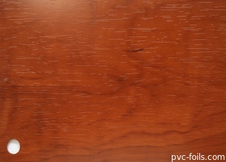 Apple Wood Color PVC Membrane Foil For Doors Surface Width 1400mm