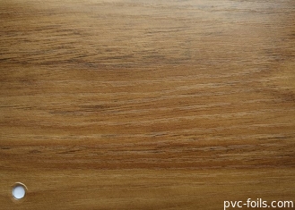 Cherry Wood Color PVC Decorative Film For Interior Decor Projects Matte Finish