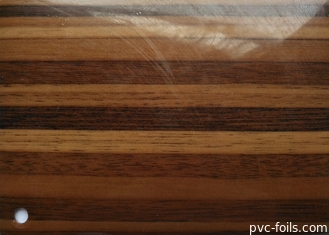 Waterproof Wood Grain PVC Decorative Film For MDF Board Lamination