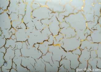 Fireproof High Gloss Printed PVC Decorative Film For Lamination Surface