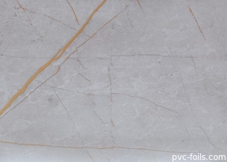 Grey Gloss White Self Adhesive Film Marble Pvc Decorative Foil Tabletop Coffee