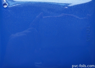 Blue Pvc Self Adhesive Film 90cm Cabinet Decoration High Glossy Shiny