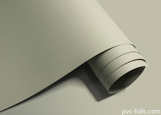 Super Matte Beige Solid Color Pvc Foil For Furniture Door Decoration