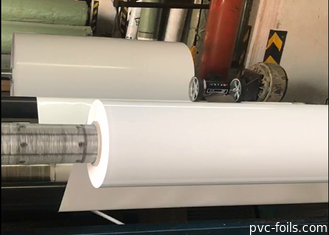 High Gloss PVC Membrane Foil For Cabinet Door Solid White