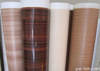 Wood Embossed Pvc Furniture Foil For Particle Board Decoration 0.15-0.30mm
