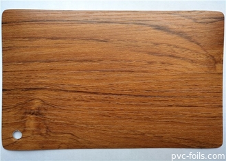 Golden Oak Wood Grain Pvc Membrane Foil For Doors Kitchen Cabinet