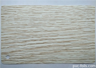 Pressing PVC Membrane Foil For Doors Cabinet White Wood 0.35MM