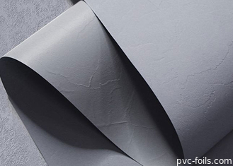0.30mm Embossed PVC Film Roll Cement Wall Lamination Solid Colour