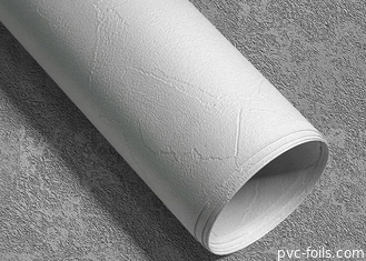 Solid Color Embossed PVC Decorative Foil Roll For MDF Doards Cover