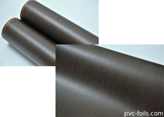 Foshan Custom Wood Grain PVC Decorative Foil For Membrane Doors