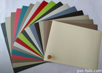 Vacuum Press Pvc Membrane Foil For Doors Mdf Panel Frosting Solid Color