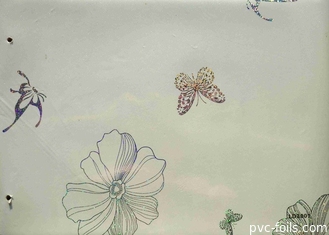High Gloss Custom Decorative PVC Interior Film For Flat Lamination