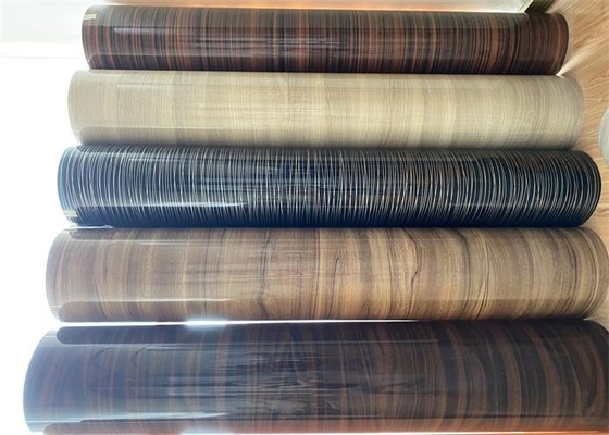 Stain Resistance High Gloss Decorative PVC Film For Surface Design