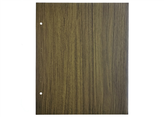 Wood Effect Matte PVC Decorative Foil Fireproof 500m / Roll