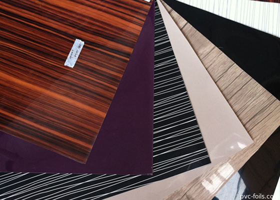Cold Resistance High Gloss PVC Film For Kitchen Cabinets