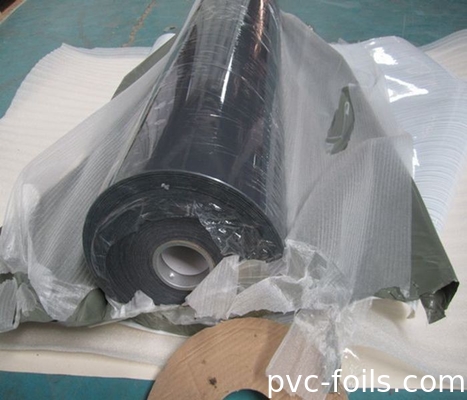 High Gloss Light Grey PVC Cabinet Film 0.50mm For Vacuum Membrane Pressing