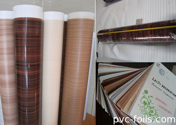 MDF Lamination PVC Decorative Film For Construction Materials 50m-500m Length