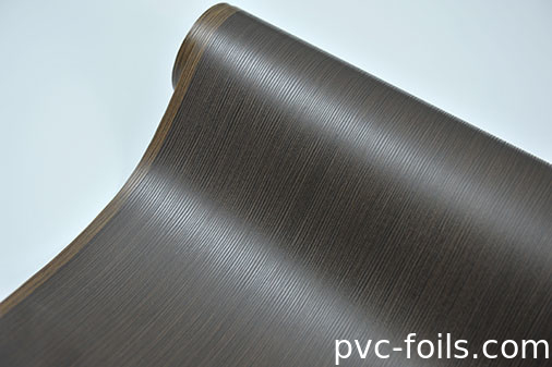 Foshan Custom Wood Grain PVC Decorative Foil For Membrane Doors
