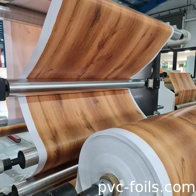 Wood Pattern Pvc Furniture Foil Roll For Indoor Furniture Decoration